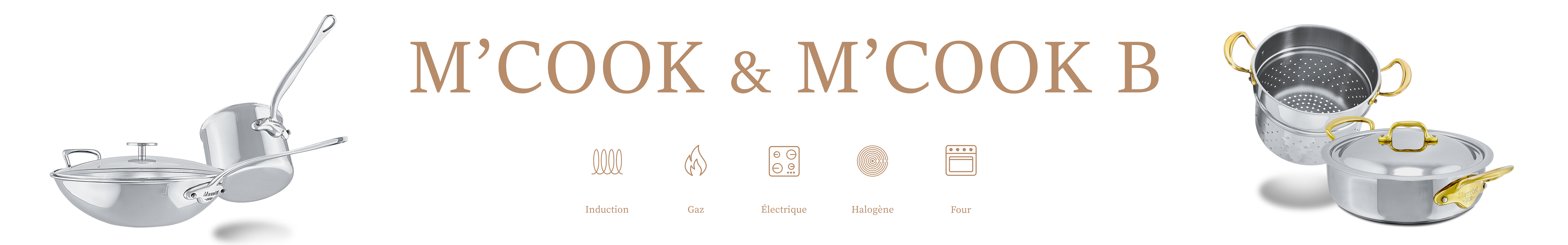 M’COOK : la collection emblématique en inox
