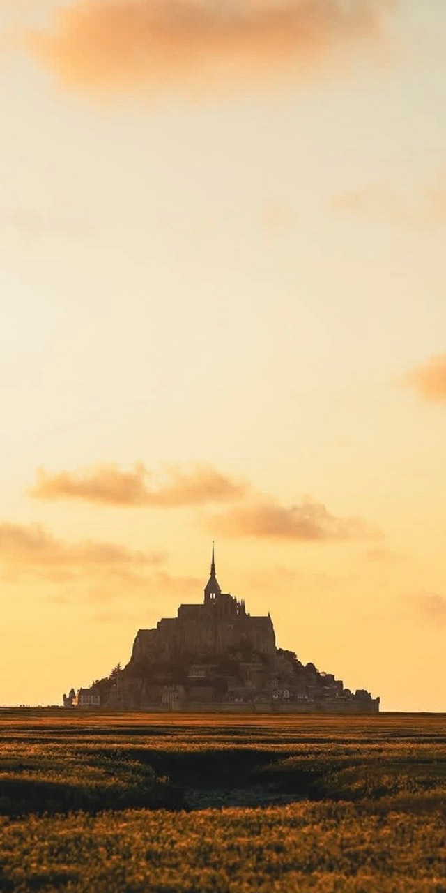 Localisation Logis Sainte-Catherine Mont-Saint-Michel Mauviel1830