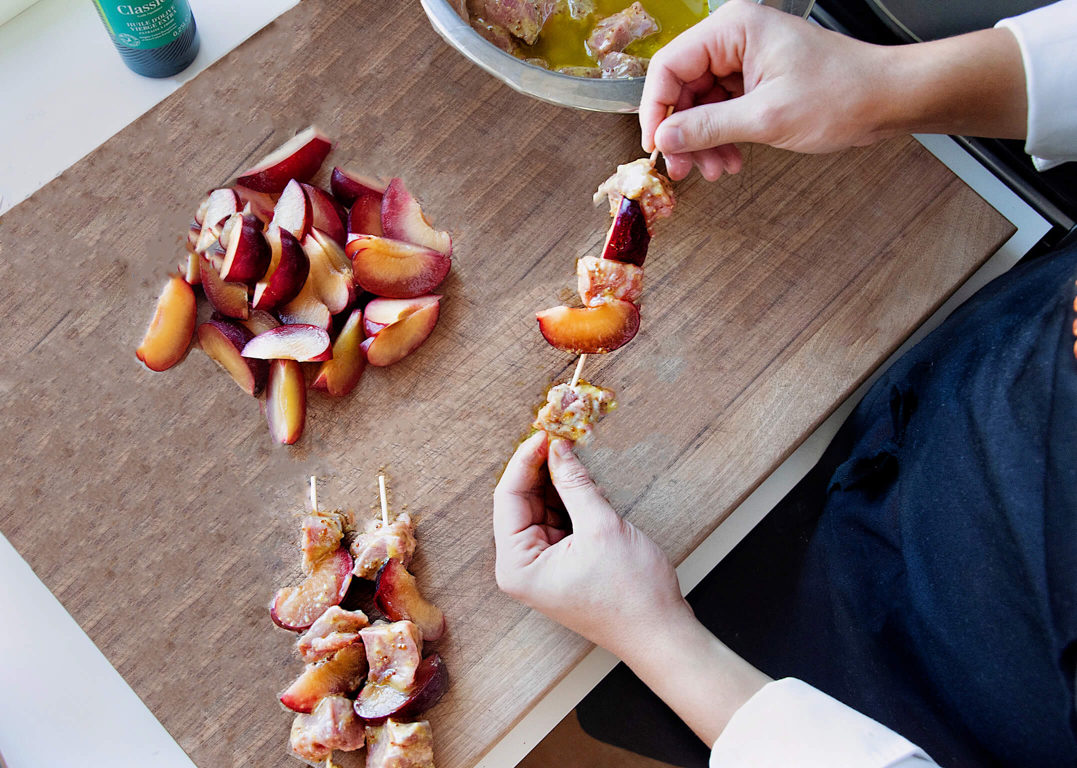 CONFECTIONNER LES BROCHETTES